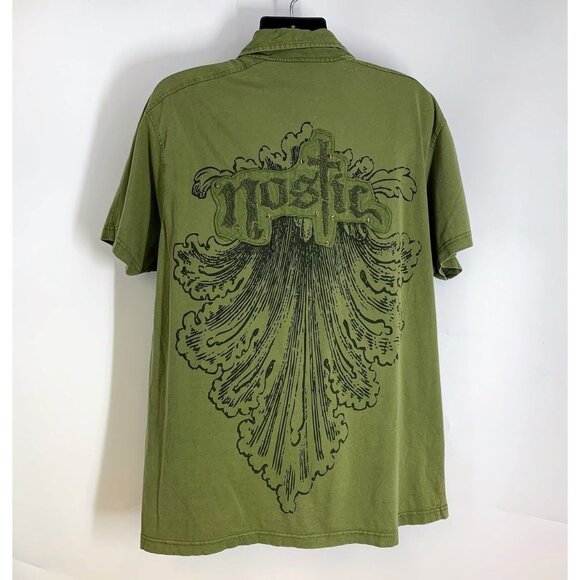 Nostic Men's Y2K Vintage Embroidered Short Sleeve Polo Shirt Size 3XL - Picture 2 of 14